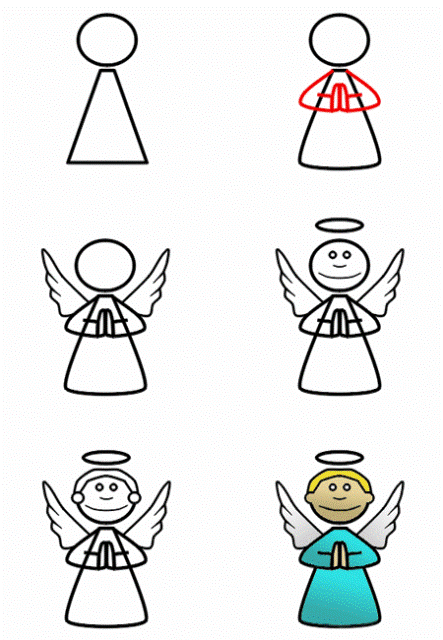 Рисунки на Рождество 2021 года для детей: для срисовки, красивые, раскраски45