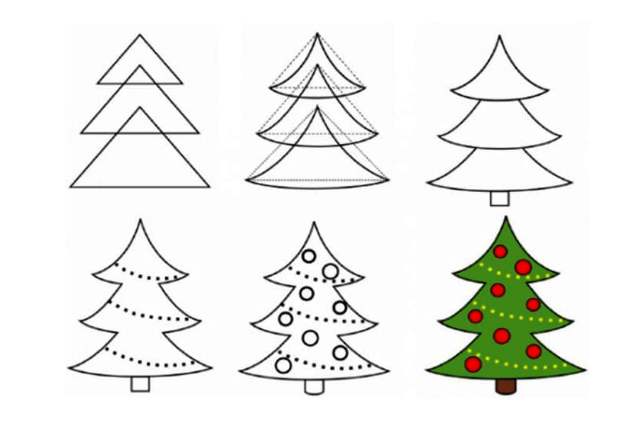 Рисунки на Рождество 2021 года для детей: для срисовки, красивые, раскраски48