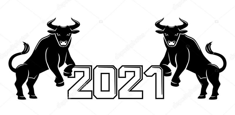 Трафареты Быка на Новый год 2021 для вырезания: шаблоны для распечатки22